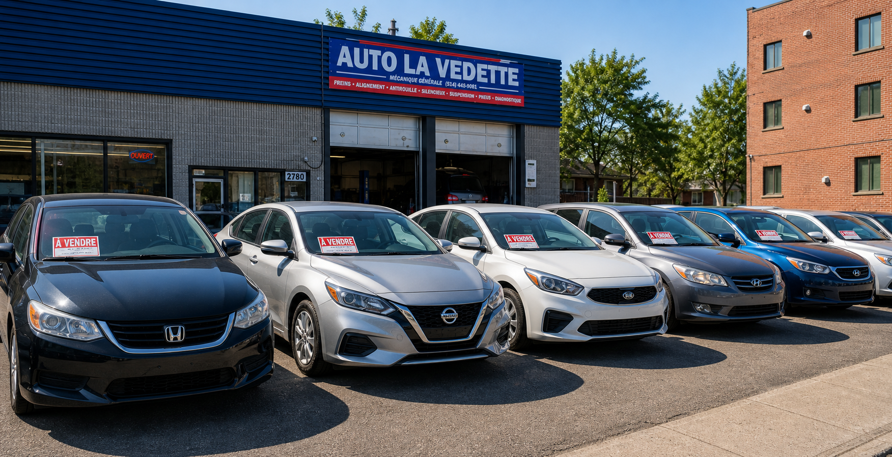 Auto La Vedette dealership lot